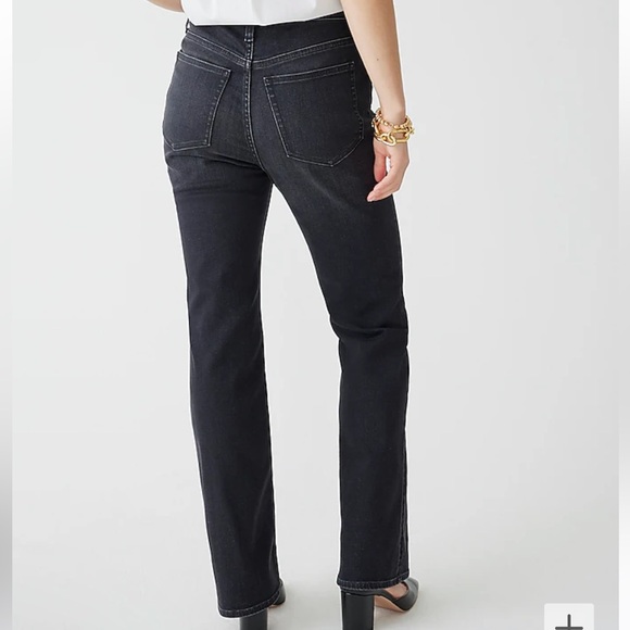 J.Crew High-rise slim demi-boot jean in Charcoal wash - Picture 2 of 8